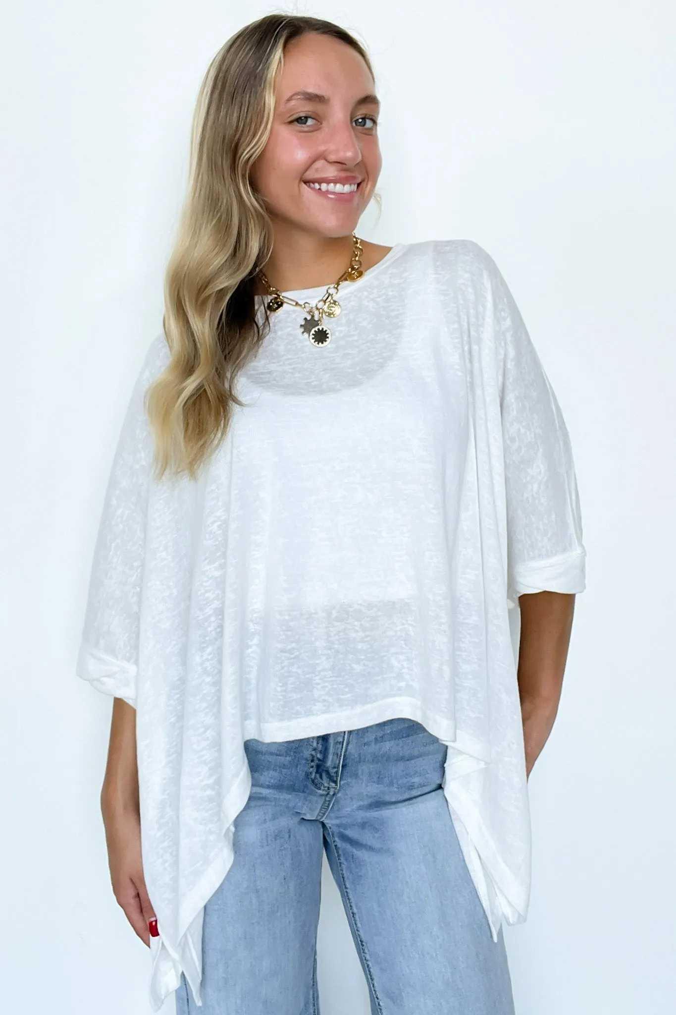 Daphney Drop Shoulder Batwing Sleeve Top - BACK IN STOCK