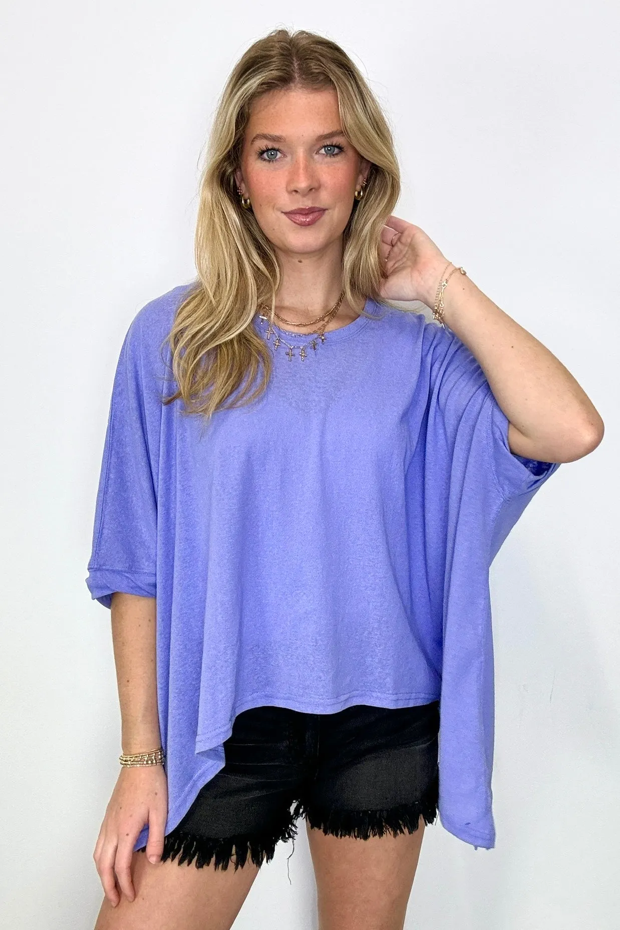 Daphney Drop Shoulder Batwing Sleeve Top - BACK IN STOCK