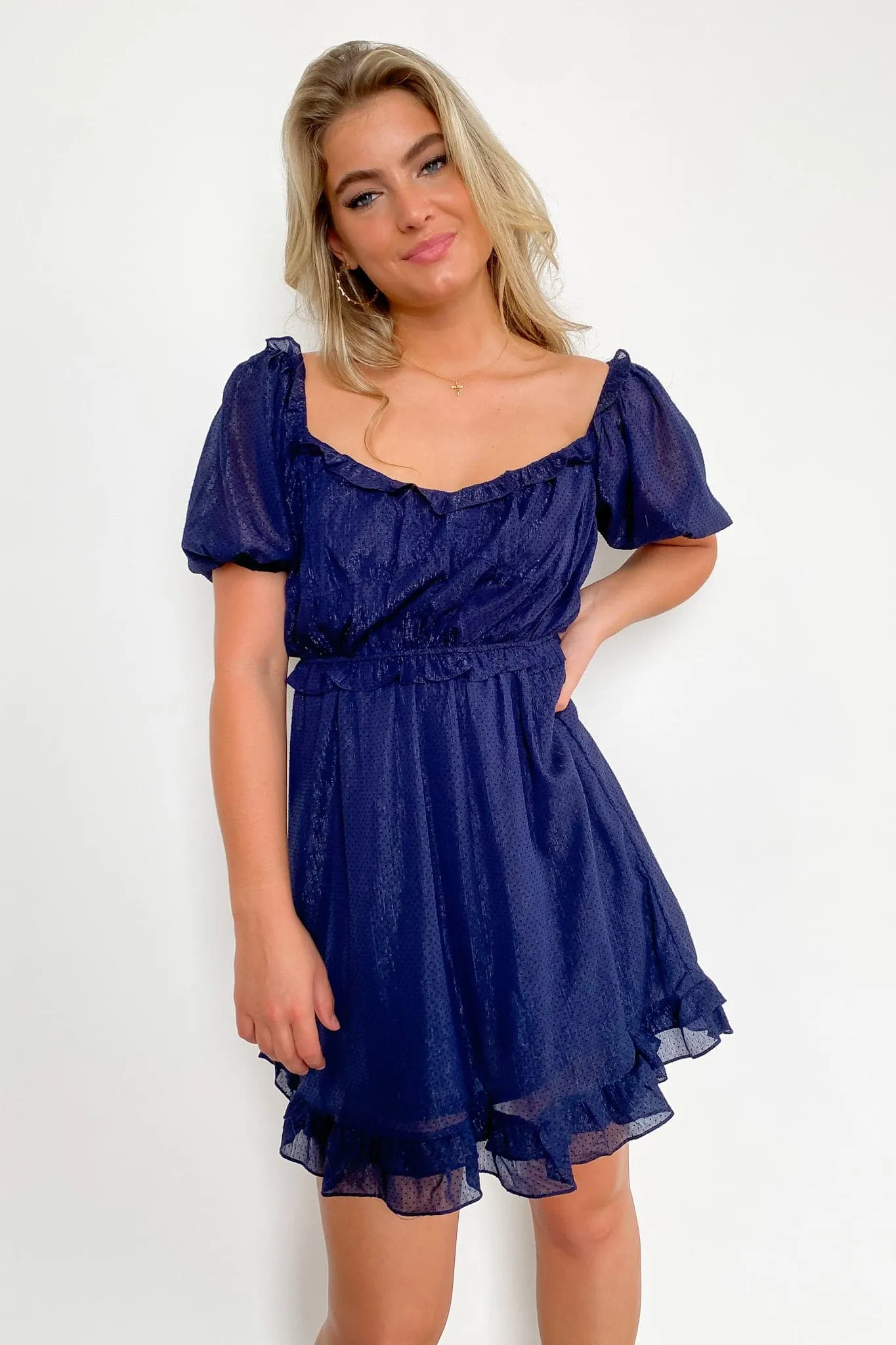 Daria Polka Dot Ruffle Dress - FINAL SALE