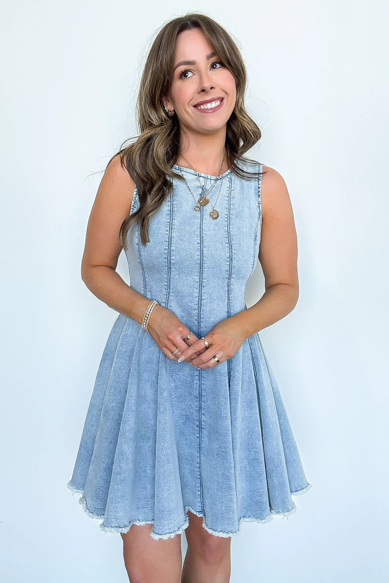Darling Forecast Denim Dress