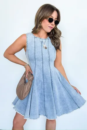Darling Forecast Denim Dress