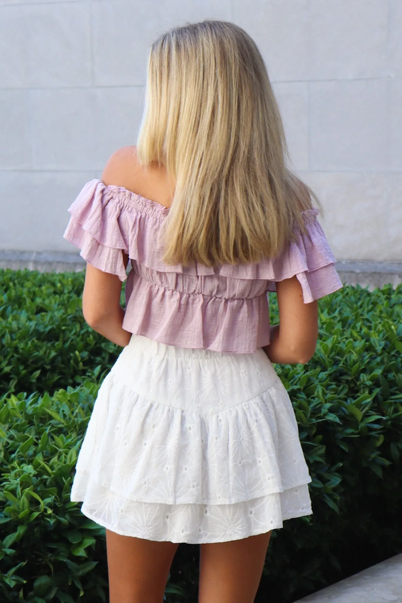 Delightful Design Front Tie Ruffle Top - FINAL SALE
