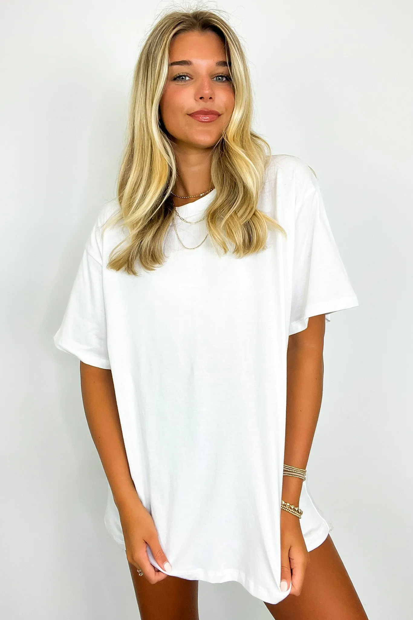 Devon Short Sleeve Oversized Tee - BACK IN STOCK