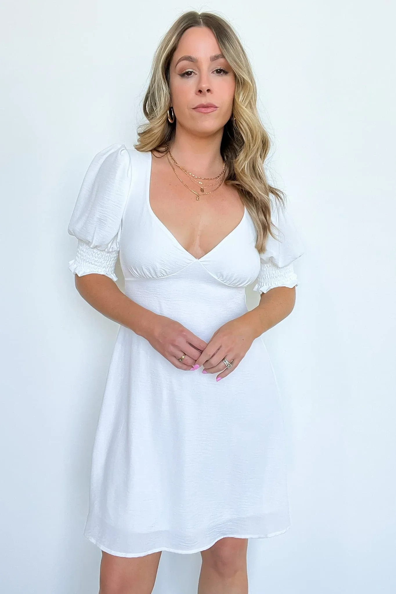 Devoted Darling Lace Up Back Dress - FINAL SALE