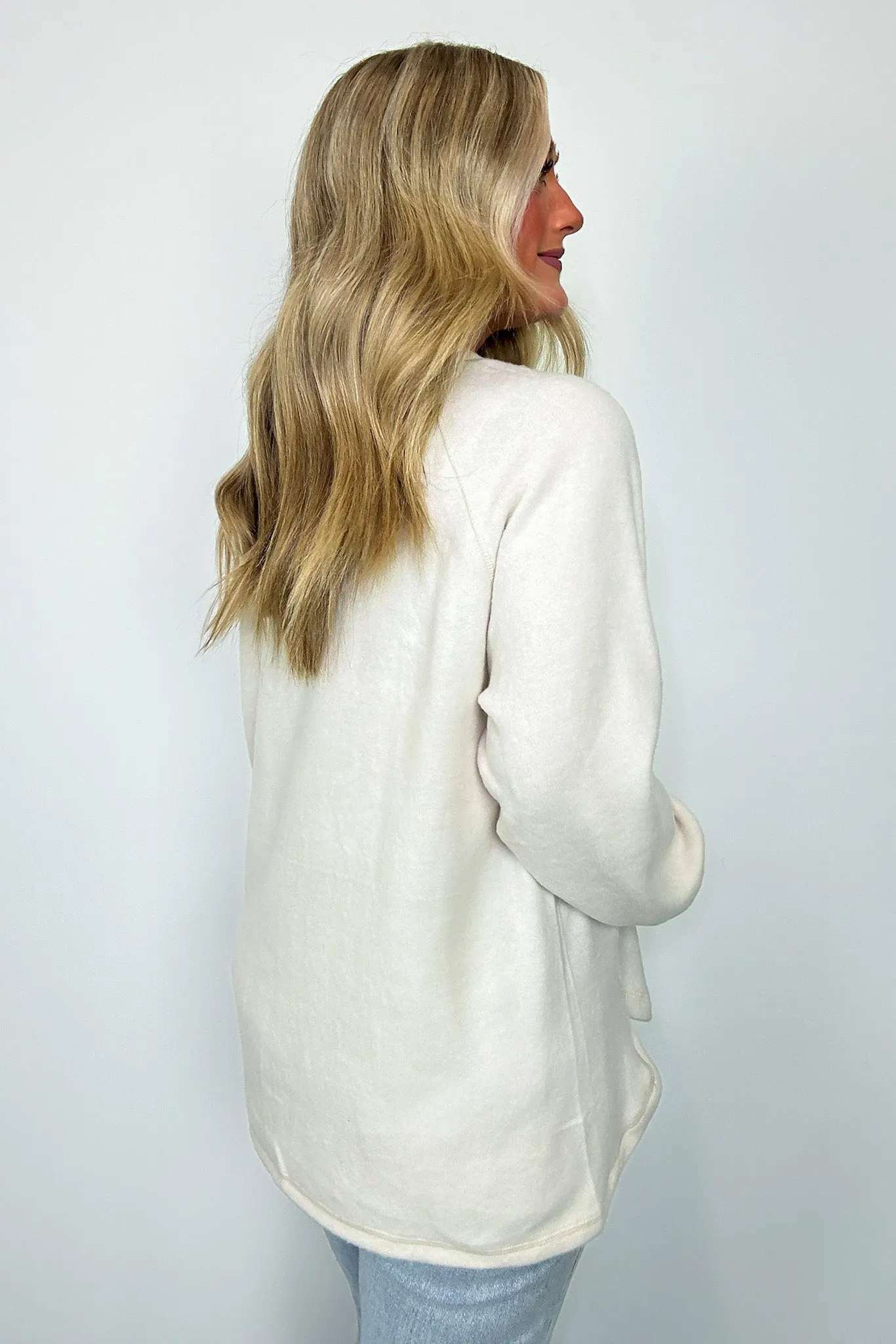 Diannah Brushed Knit Relaxed Henley Top - BACK IN STOCK