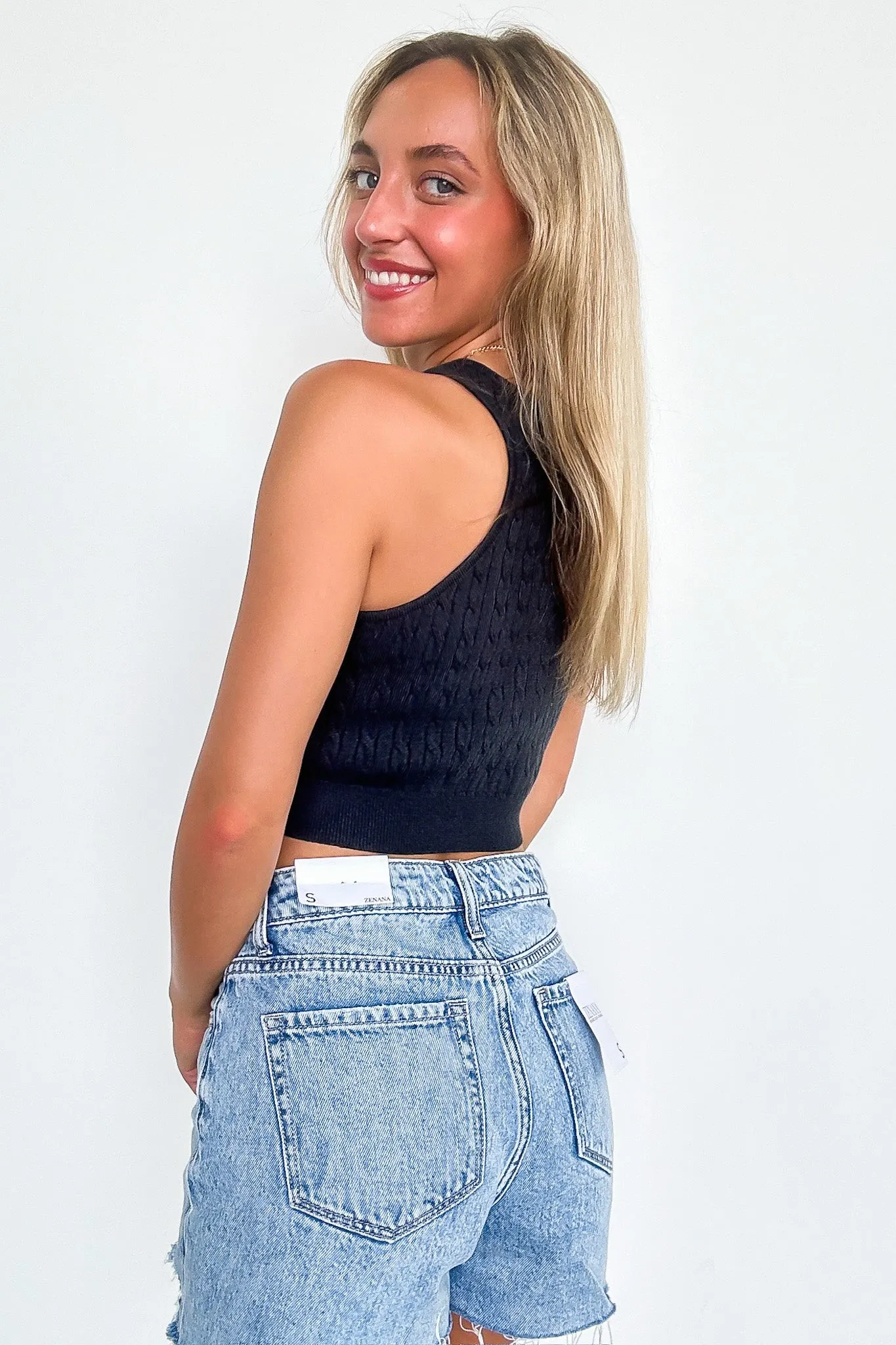 Dianne Cable Knit Tank Top