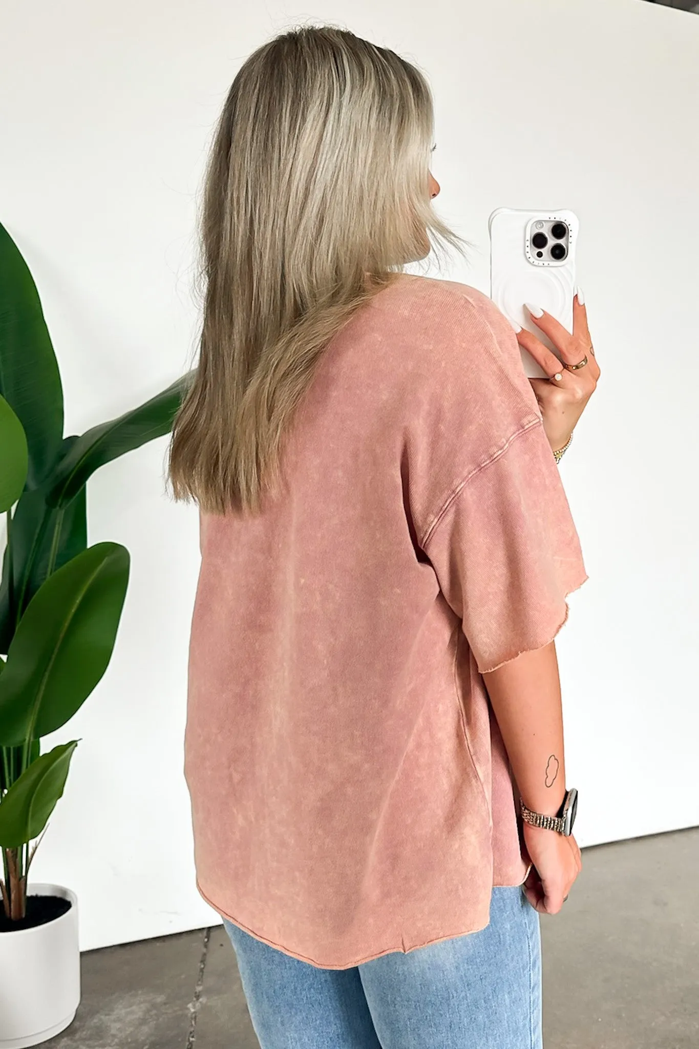 Drifting Dreams Acid Wash Relaxed Fit Top - BACK IN STOCK