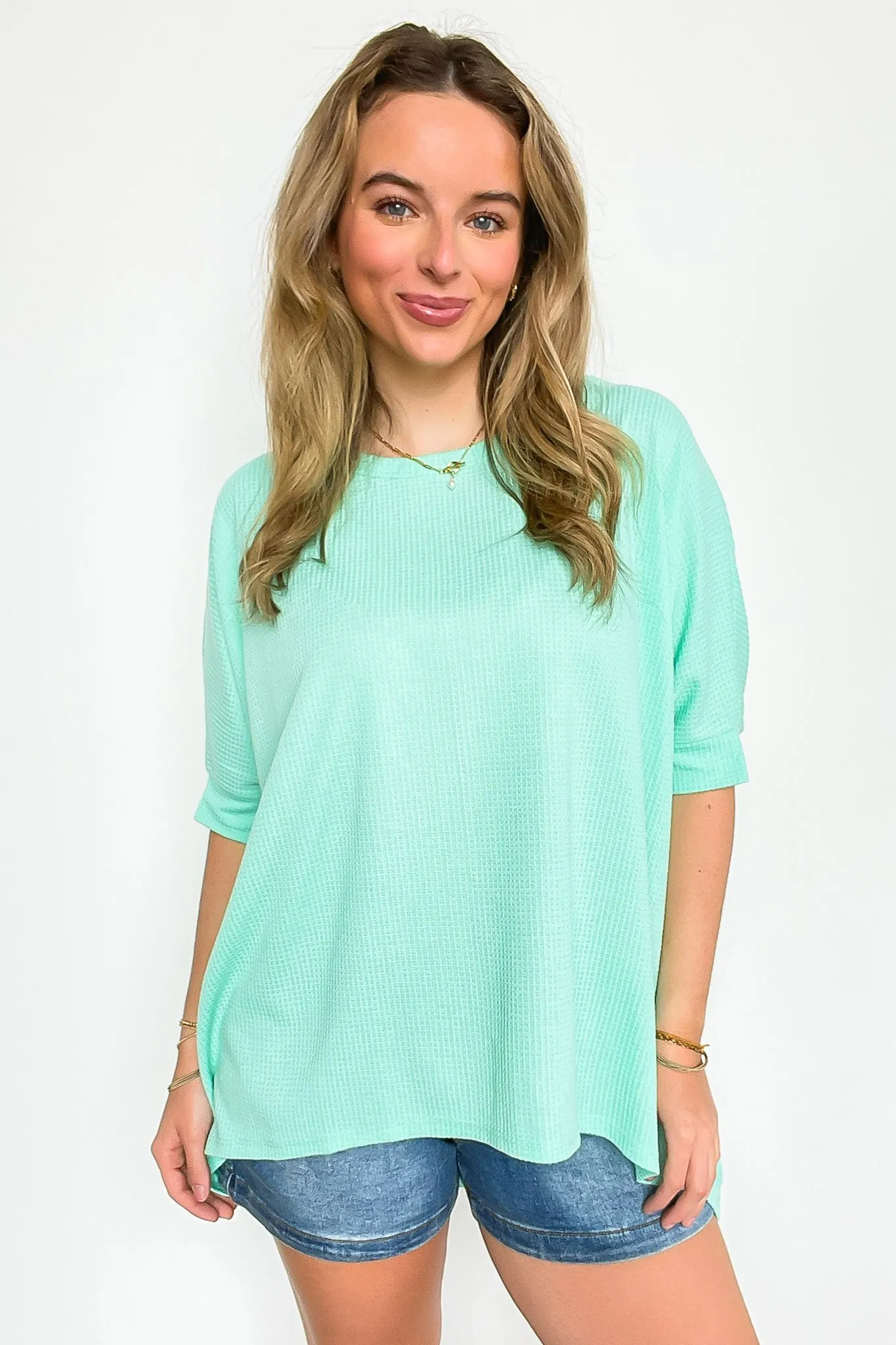 Easy Does It Flowy Knit Tunic Top