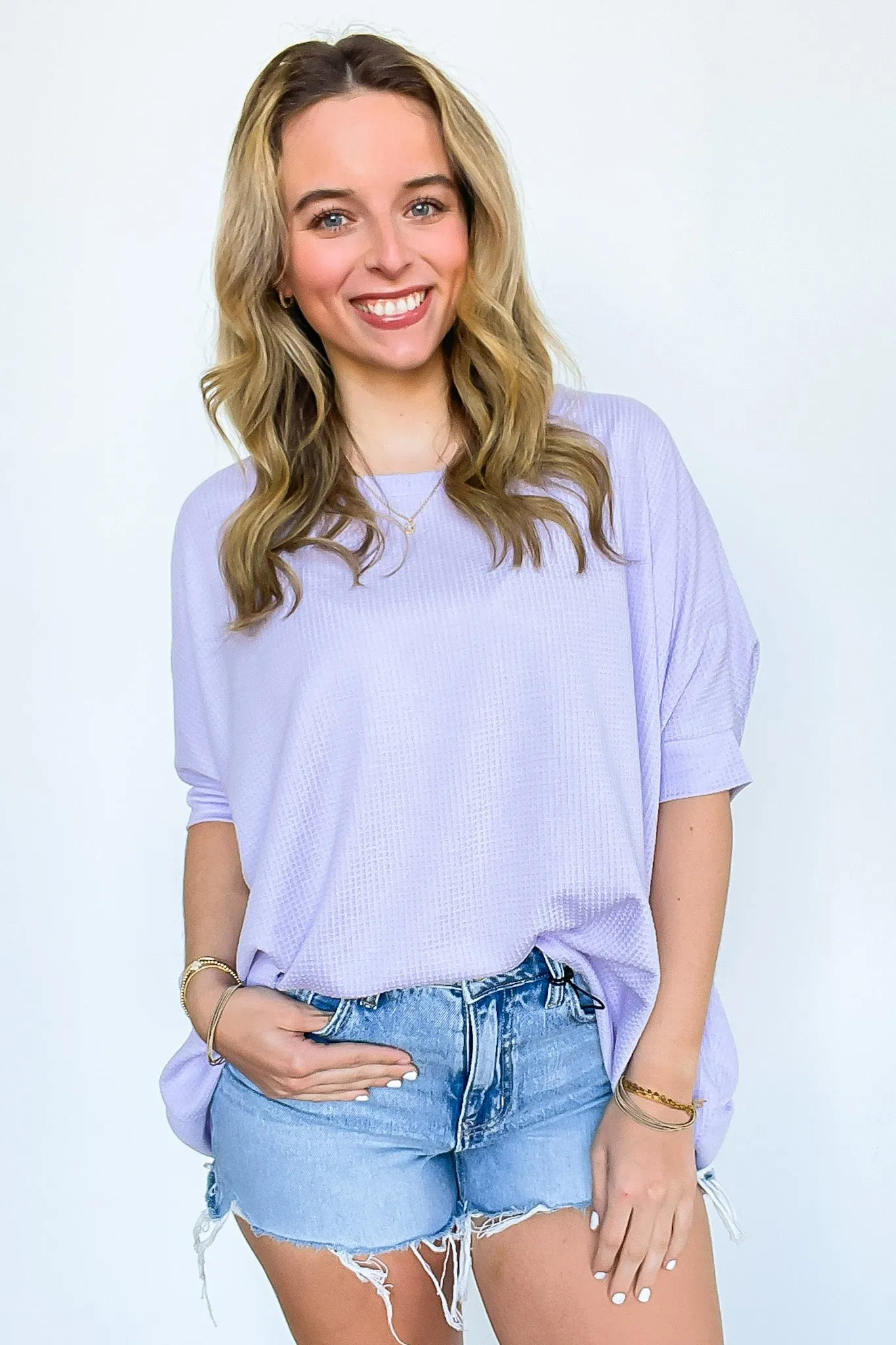 Easy Does It Flowy Knit Tunic Top