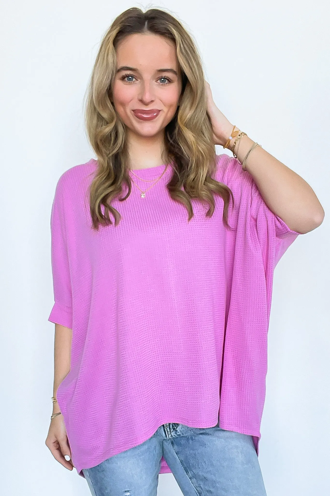 Easy Does It Flowy Knit Tunic Top