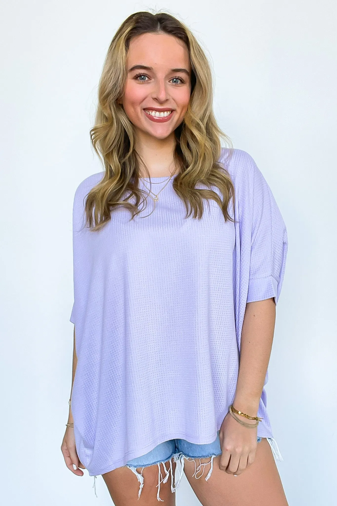 Easy Does It Flowy Knit Tunic Top