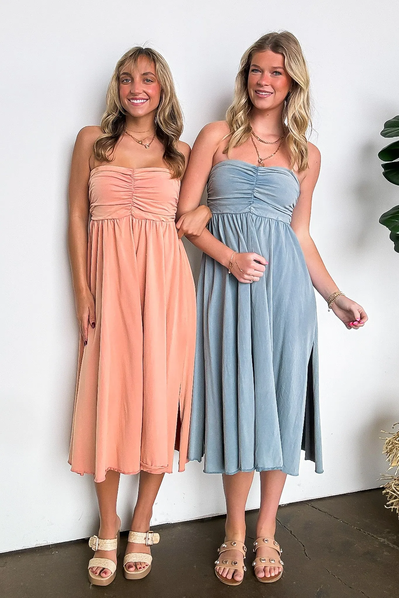 Effortless Comfort Convertible Mineral Washed Tube Dress