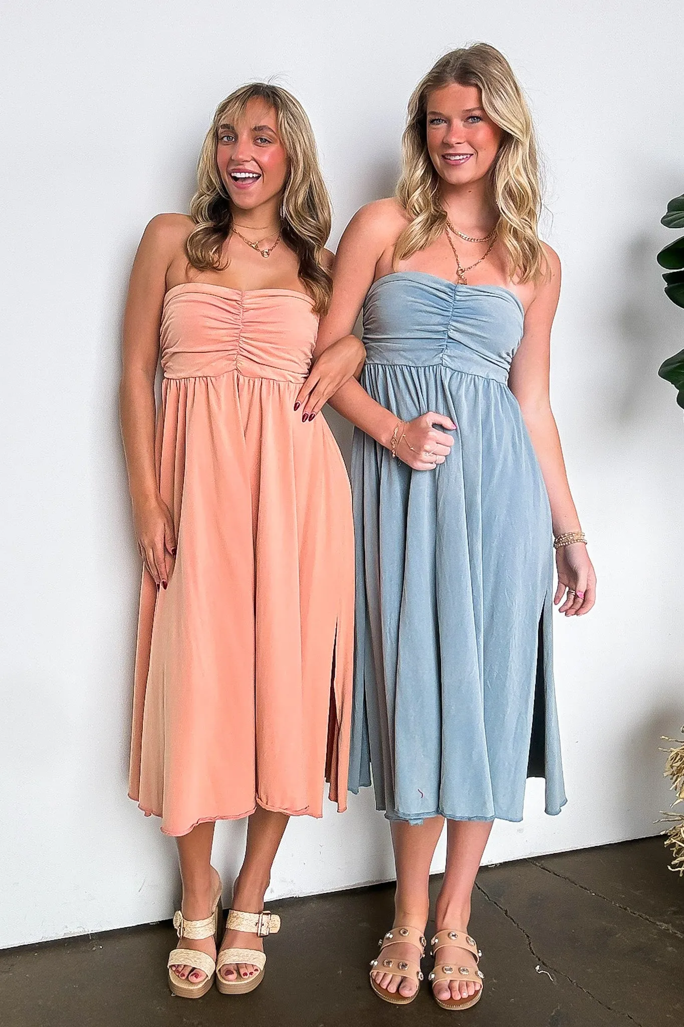 Effortless Comfort Convertible Mineral Washed Tube Dress