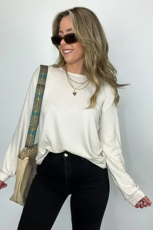 Eira Hacci Knit Long Sleeve Top