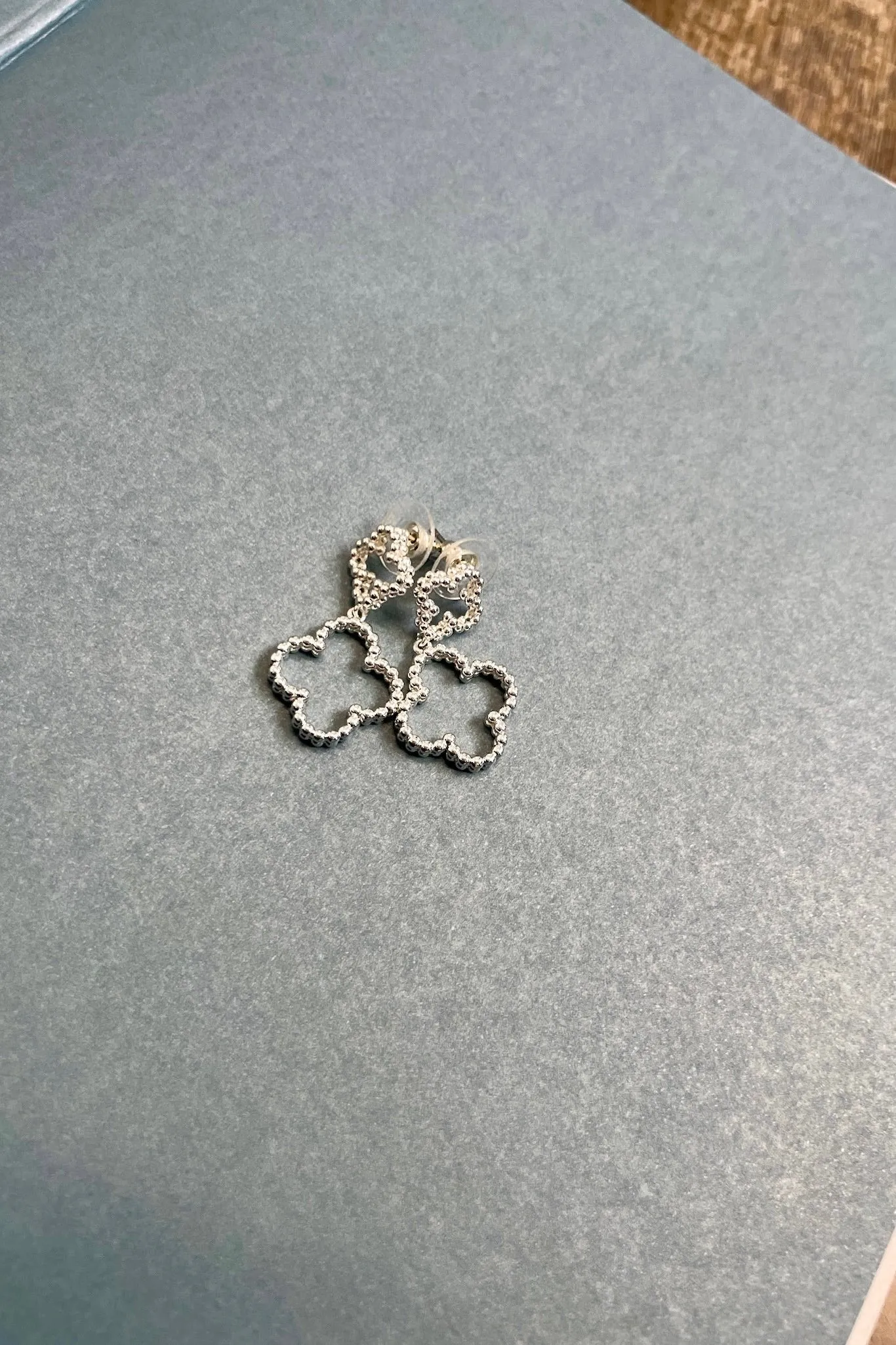 Elevated Perfection Double Clover Drop Earrings