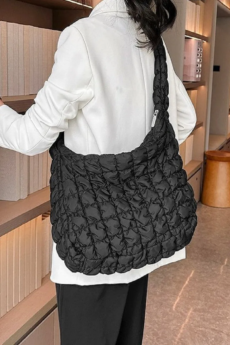 Emeline Puffer Quilted Carryall Bag - BACK IN STOCK