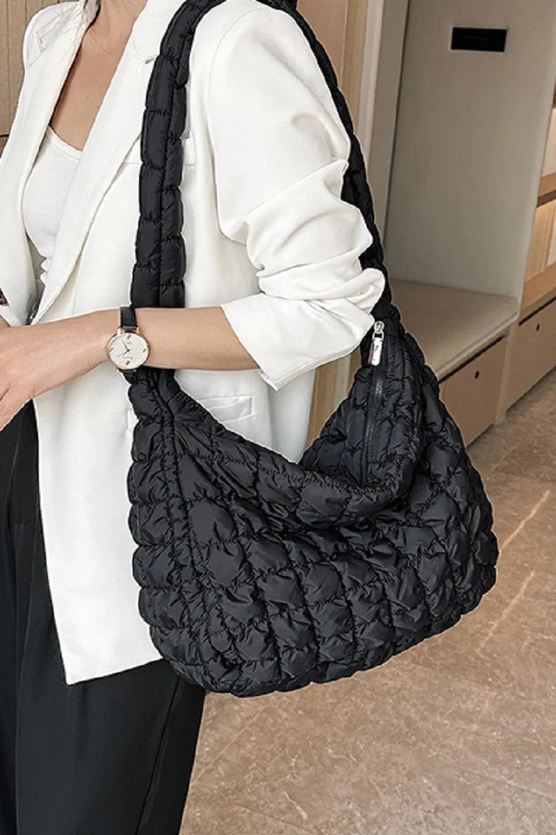 Emeline Puffer Quilted Carryall Bag - BACK IN STOCK