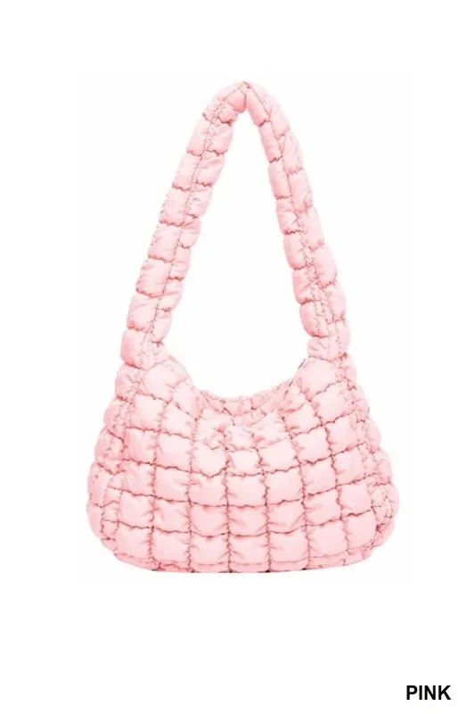 Emeline Puffer Quilted Carryall Bag - BACK IN STOCK