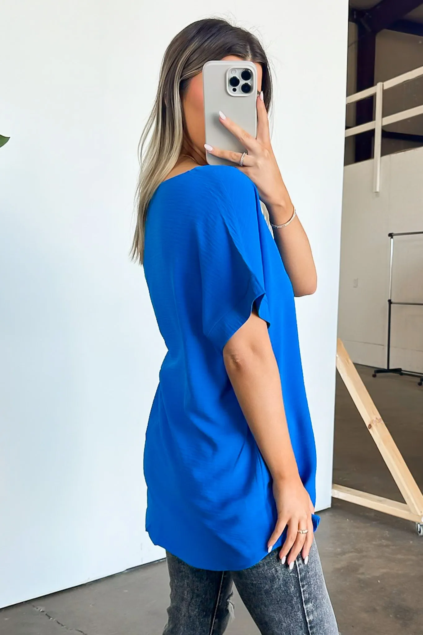 Emileigh V-Neck Relaxed Fit Top - BACK IN STOCK