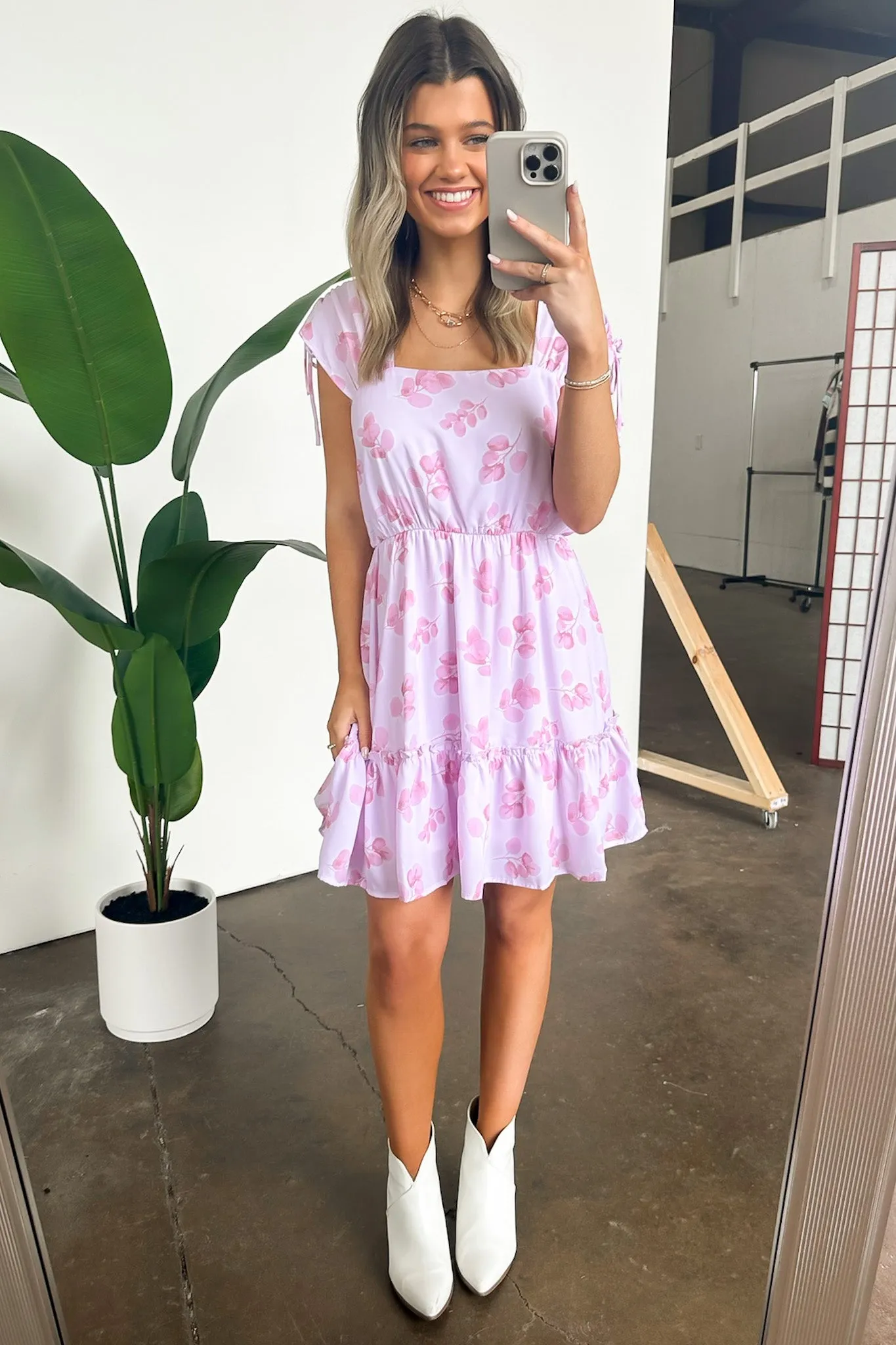 Enchanting Perfection Floral Tiered Ruffle Dress - FINAL SALE