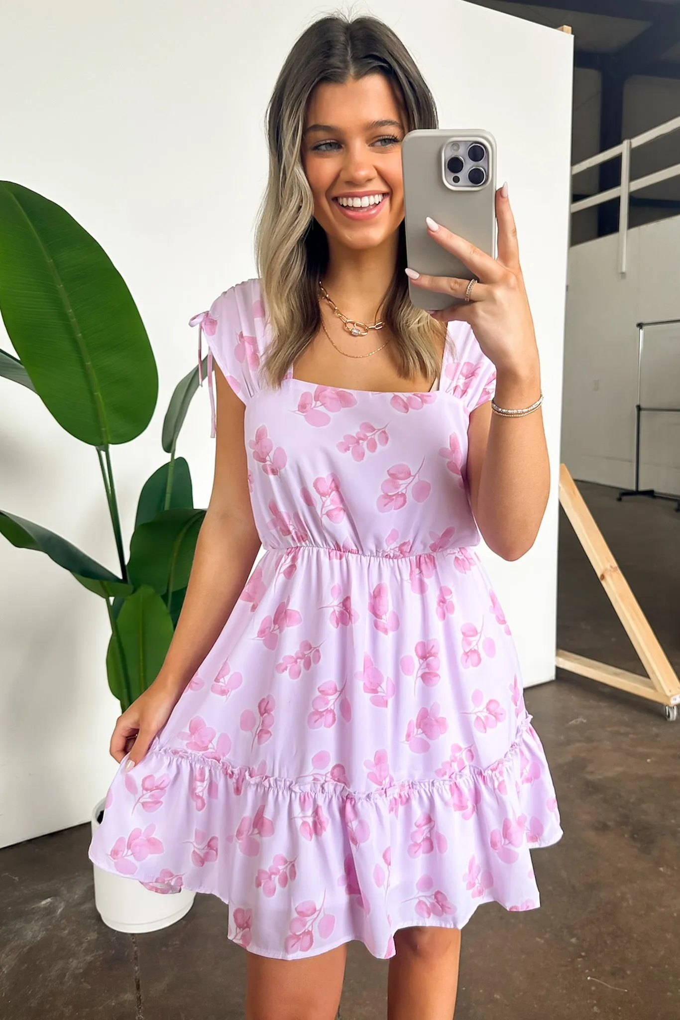 Enchanting Perfection Floral Tiered Ruffle Dress - FINAL SALE