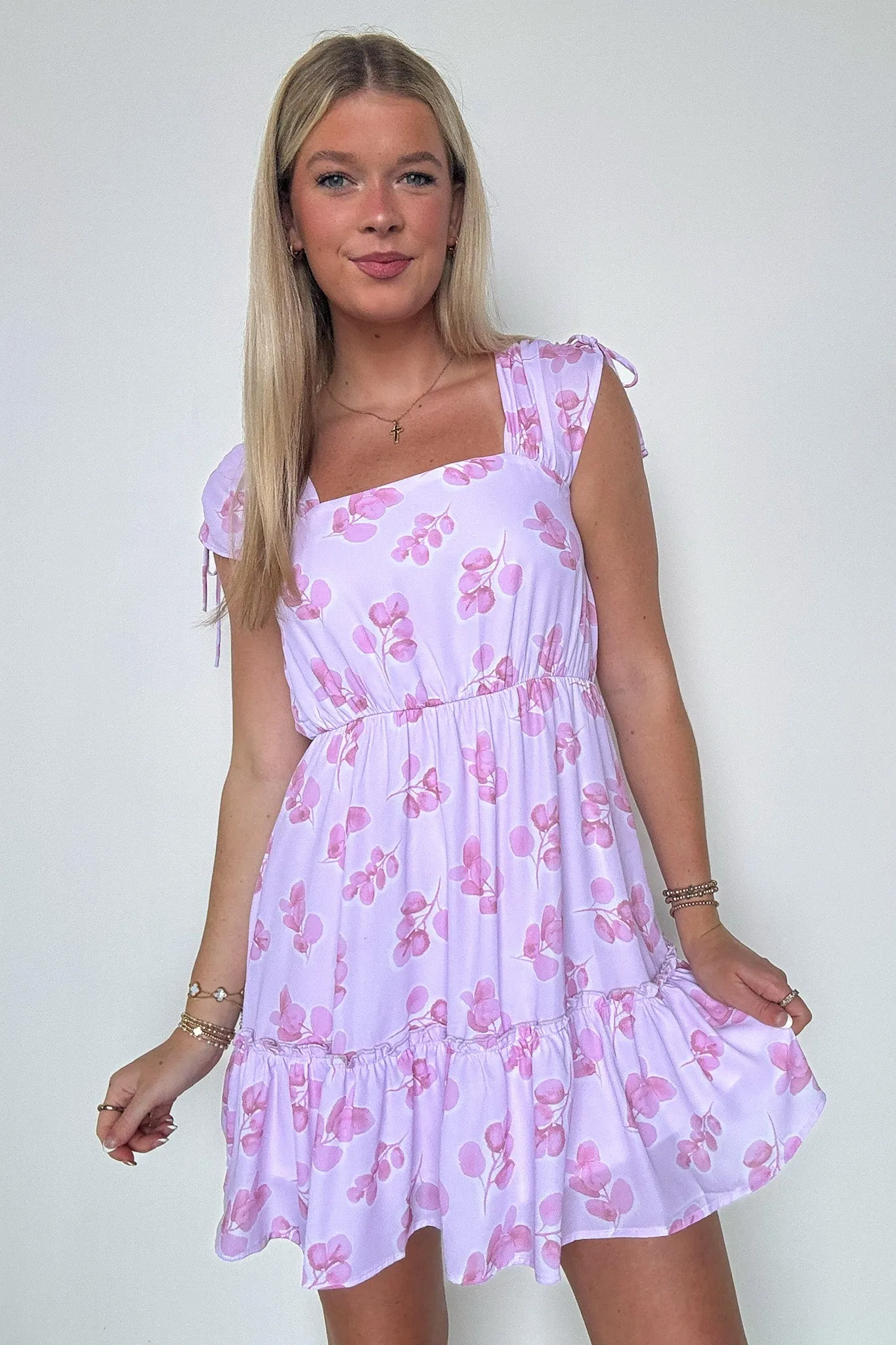 Enchanting Perfection Floral Tiered Ruffle Dress - FINAL SALE