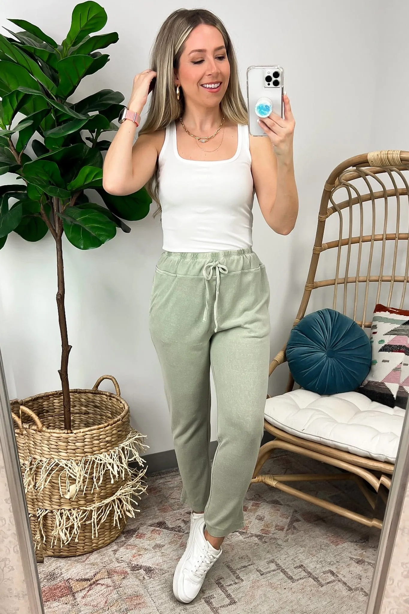 Enola Comfy Washed Joggers - FINAL SALE