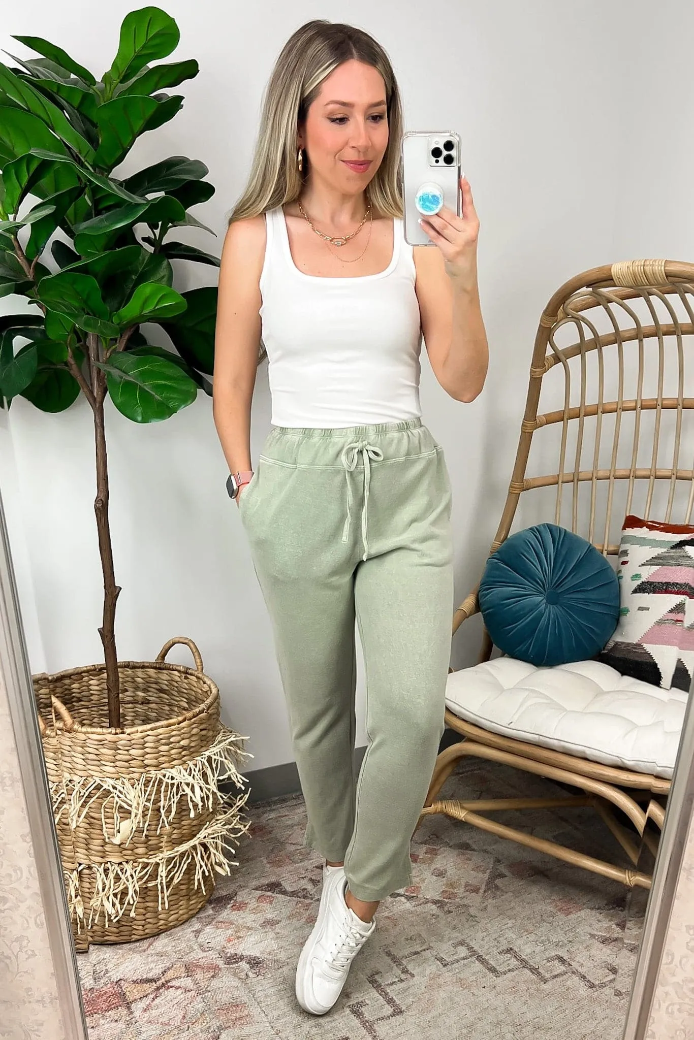Enola Comfy Washed Joggers - FINAL SALE