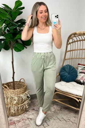Enola Comfy Washed Joggers - FINAL SALE