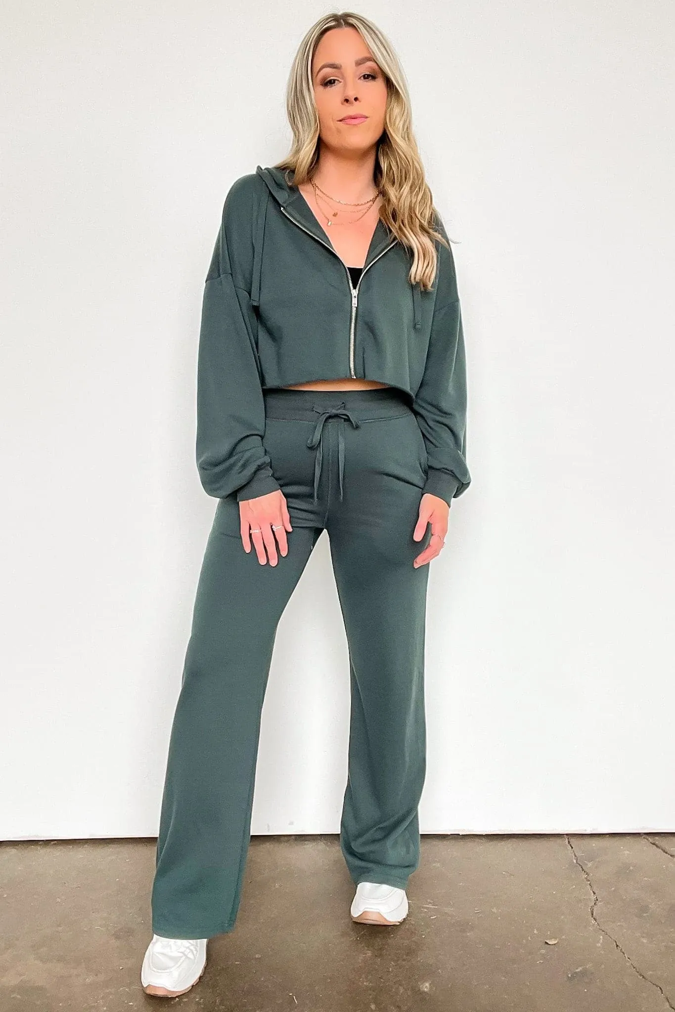 Erilea Straight Leg Elastic Waist Lounge Pants - FINAL SALE