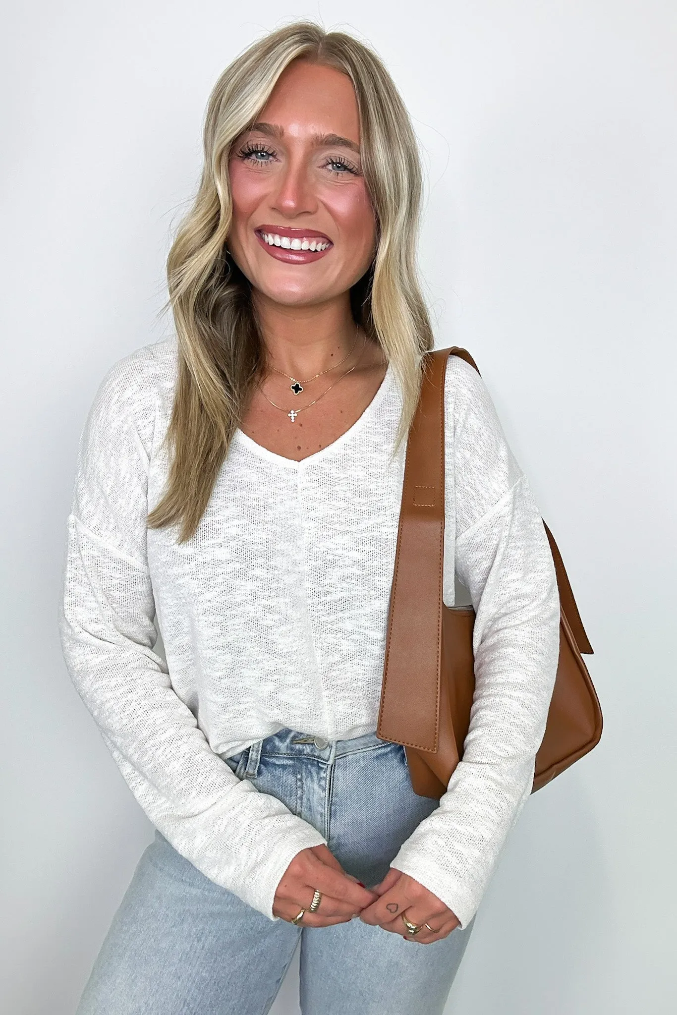 Erina Vegan Leather Baguette Hobo Bag - FINAL SALE