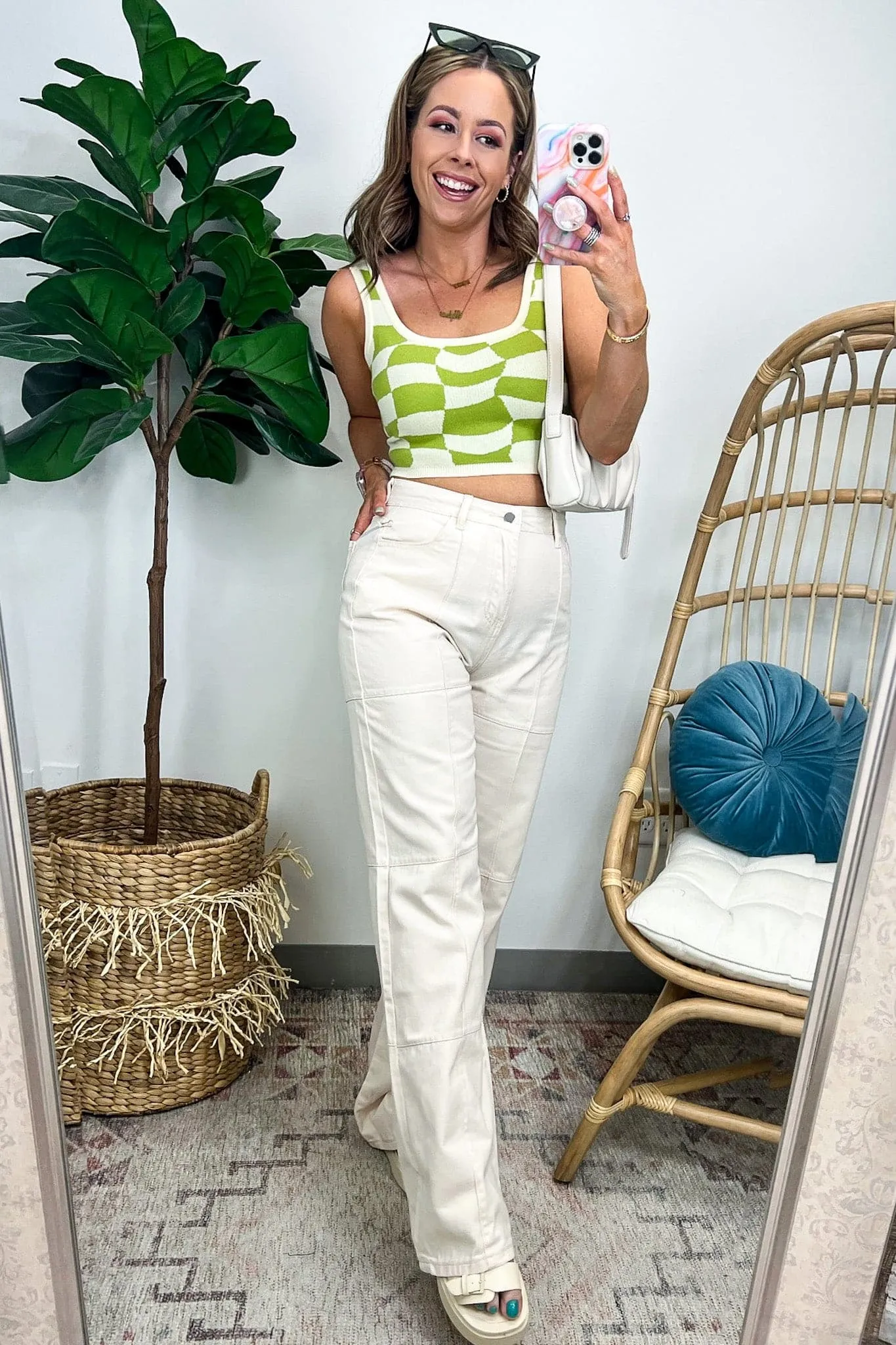 Esmai Twill Wide Leg Pants - FINAL SALE
