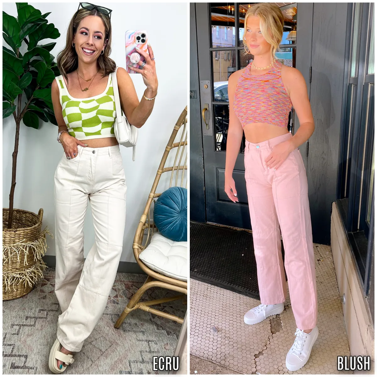 Esmai Twill Wide Leg Pants - FINAL SALE