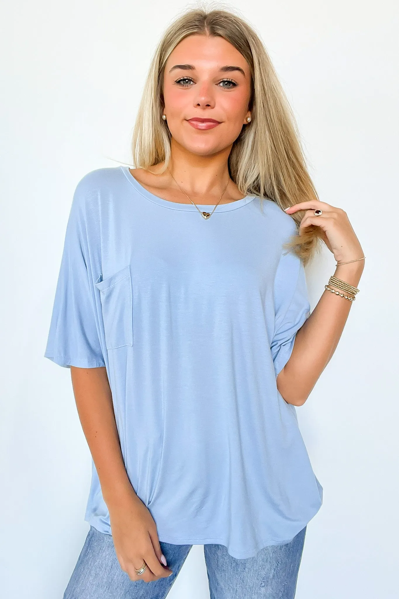 Evans Relaxed Fit Pocket Top - BACK IN STOCK