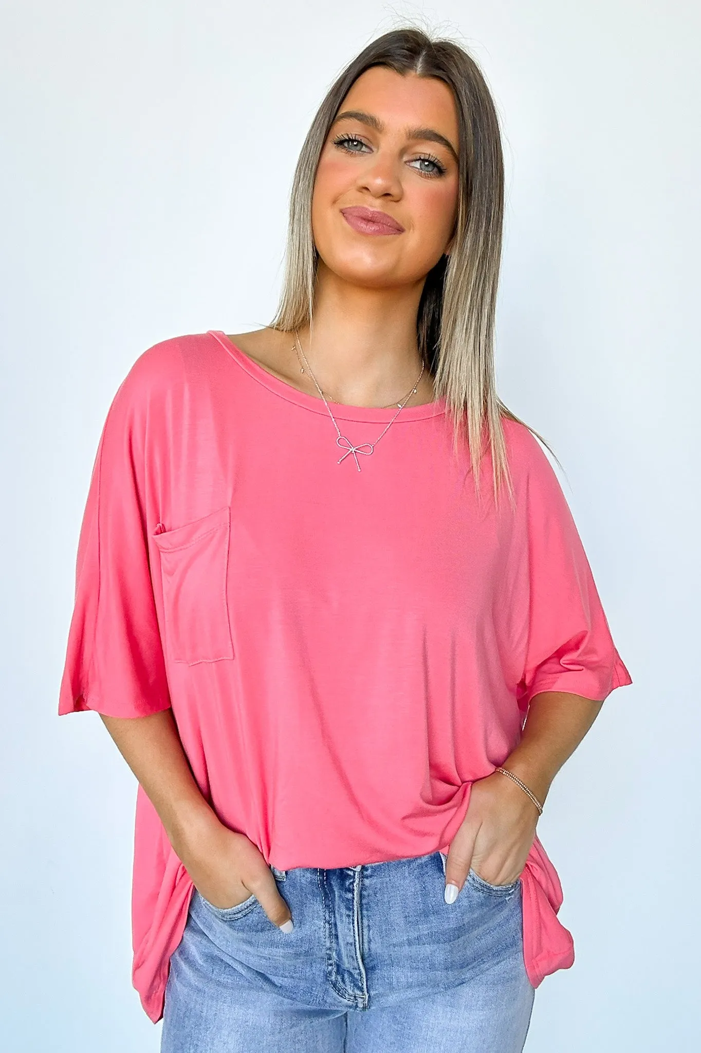 Evans Relaxed Fit Pocket Top - BACK IN STOCK