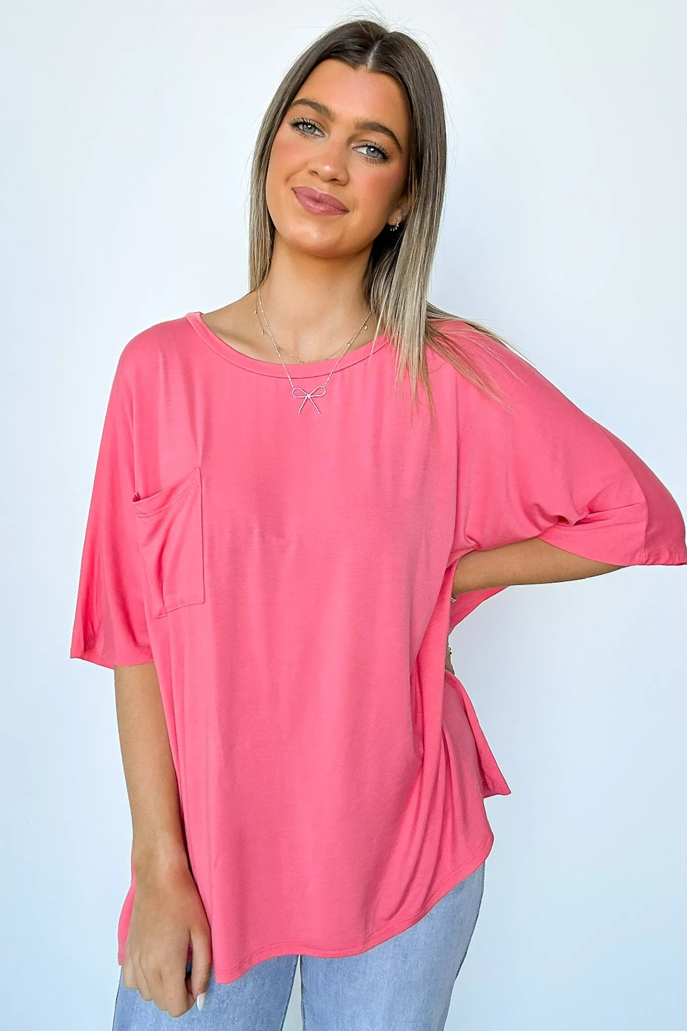 Evans Relaxed Fit Pocket Top - BACK IN STOCK
