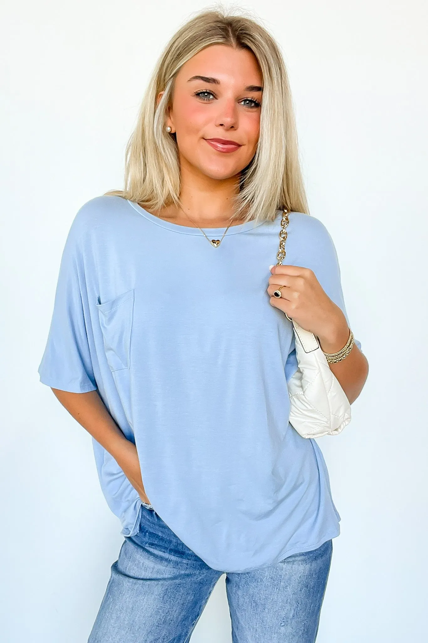 Evans Relaxed Fit Pocket Top - BACK IN STOCK