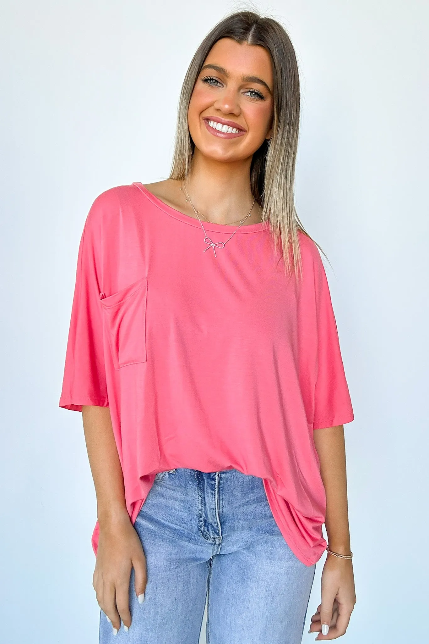 Evans Relaxed Fit Pocket Top - BACK IN STOCK