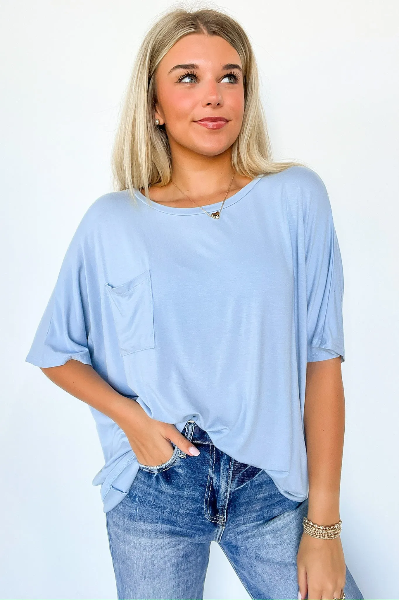 Evans Relaxed Fit Pocket Top - BACK IN STOCK