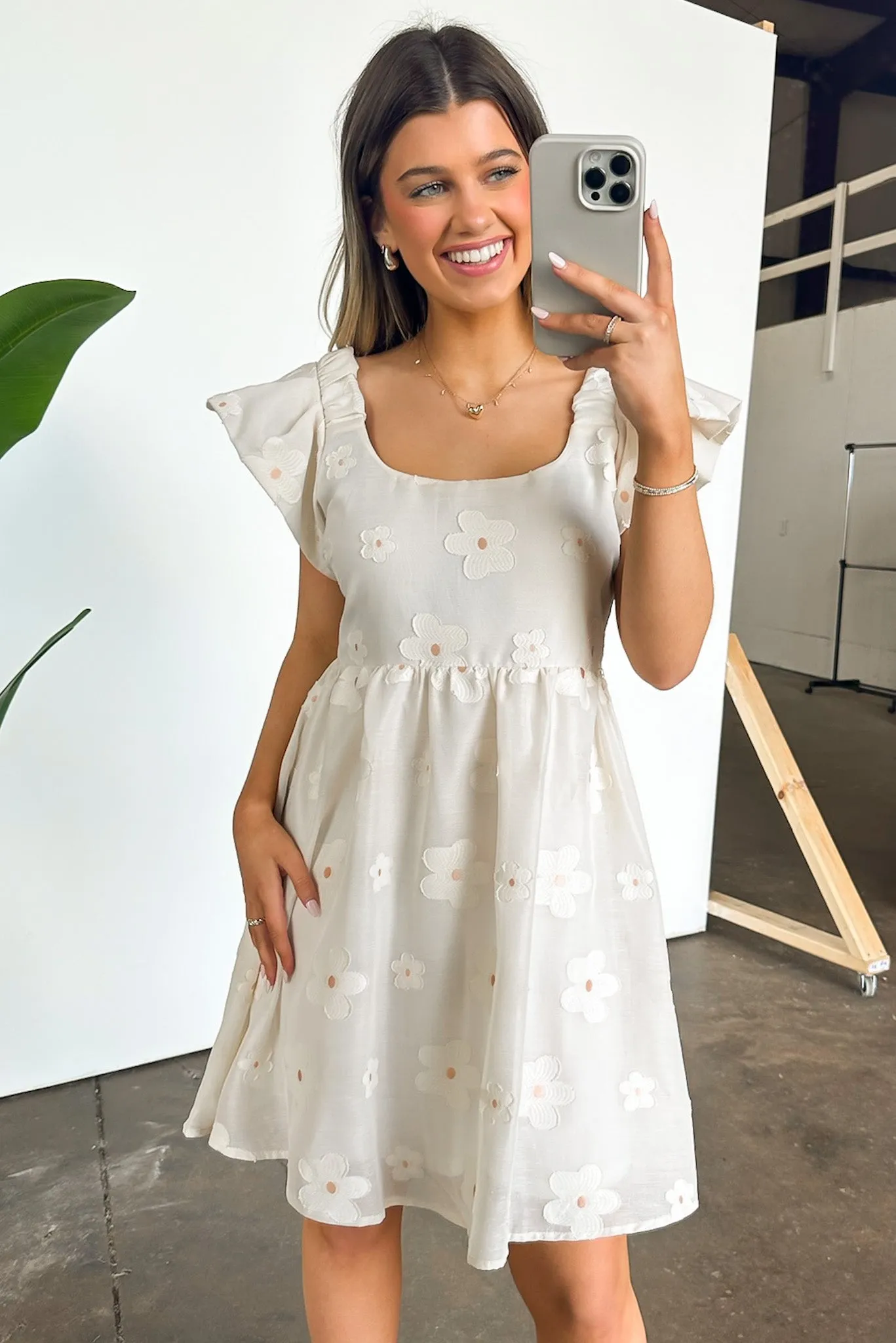 Exquisite Romance Floral Embroidered Organza Dress - FINAL SALE