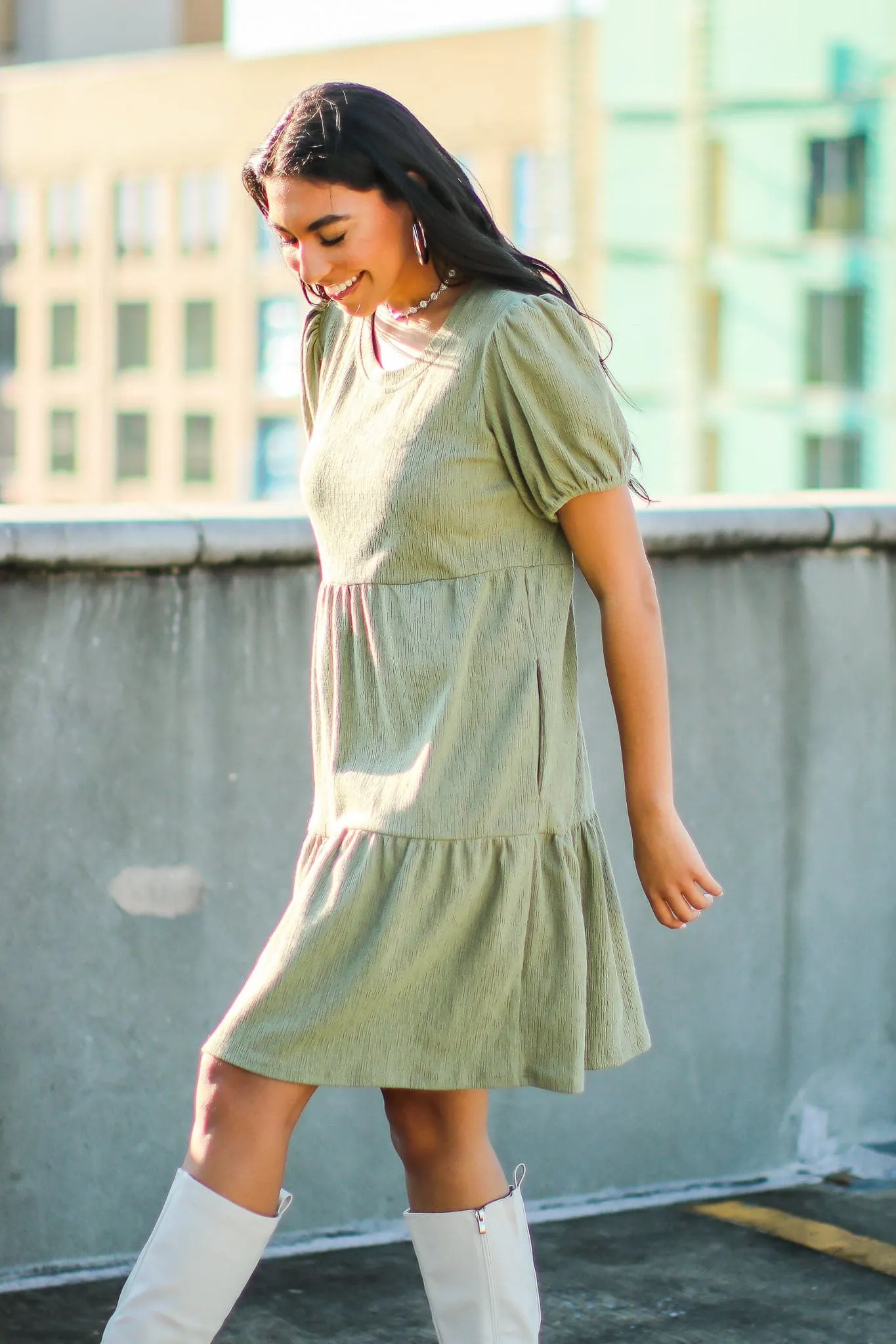 Fey Tiered Babydoll Dress - FINAL SALE
