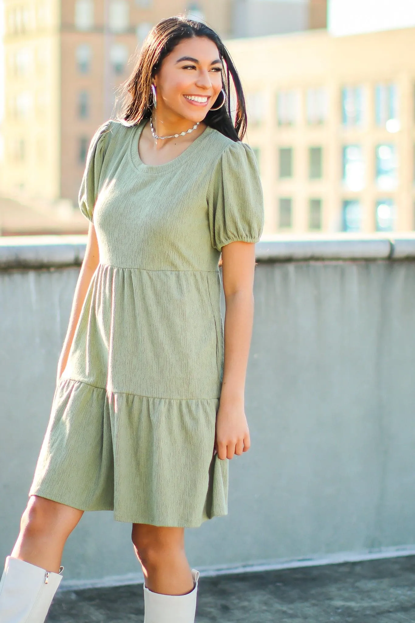 Fey Tiered Babydoll Dress - FINAL SALE