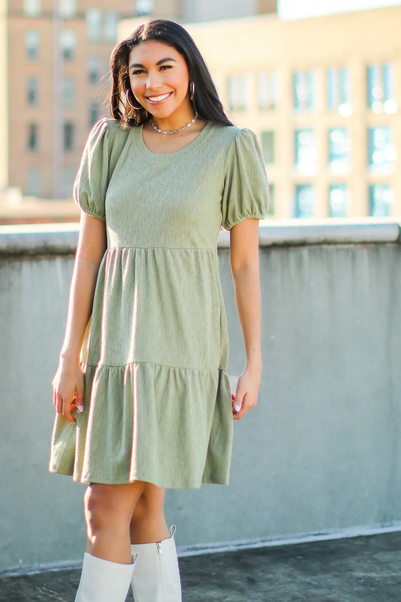 Fey Tiered Babydoll Dress - FINAL SALE