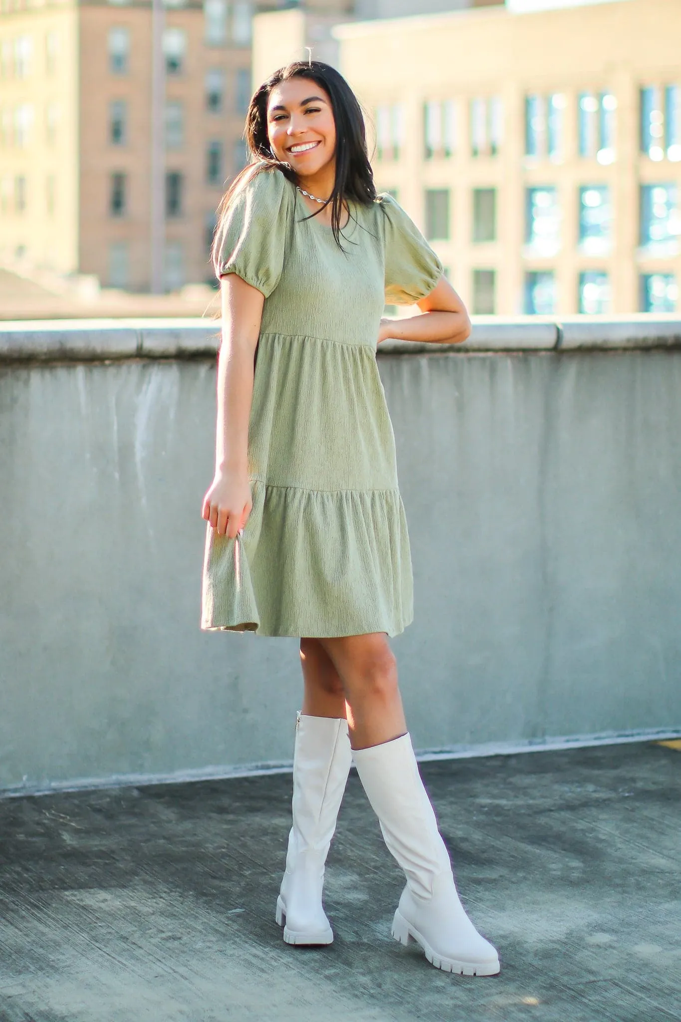 Fey Tiered Babydoll Dress - FINAL SALE