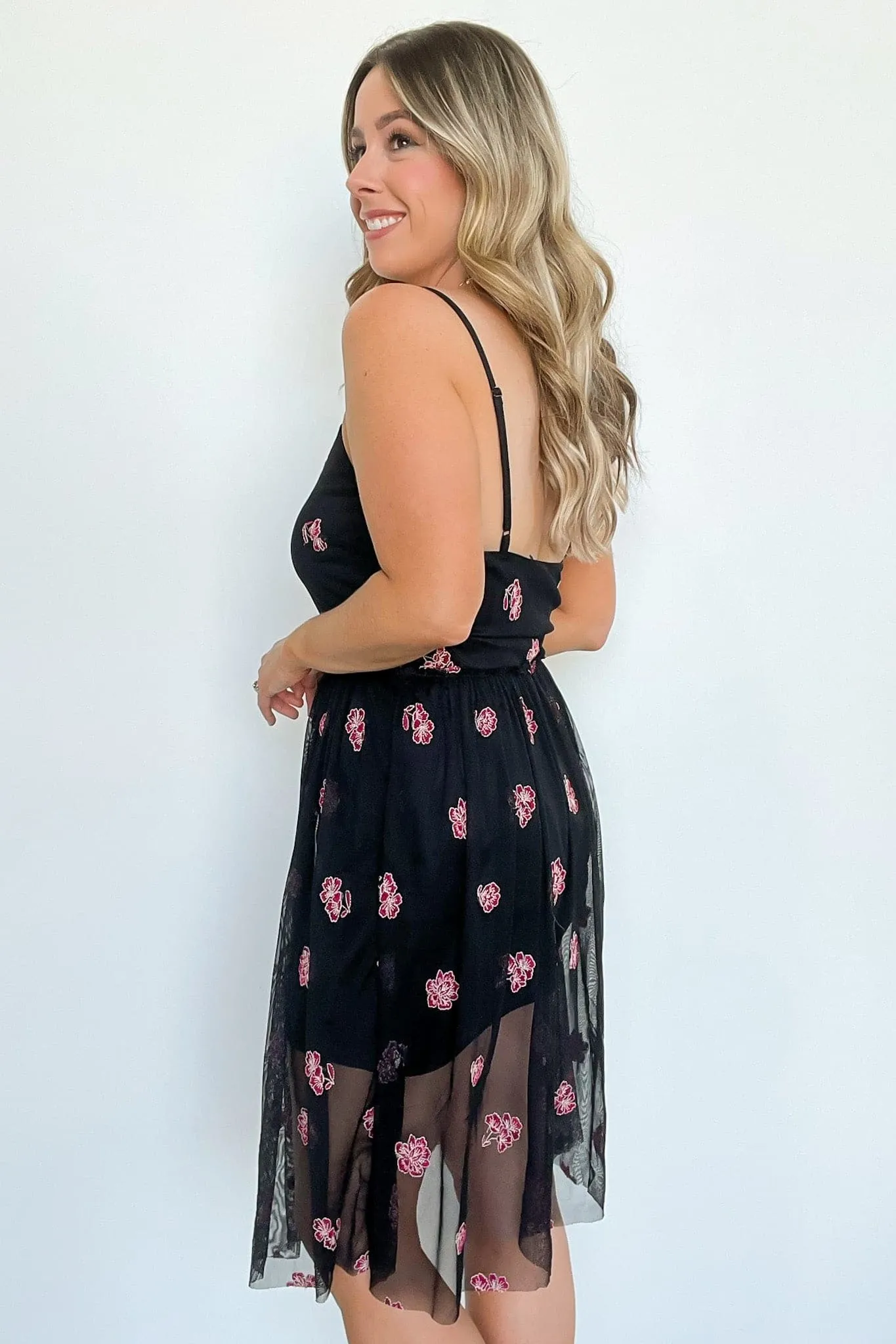 Flawless Stunner Sweetheart Floral Lace Dress - FINAL SALE
