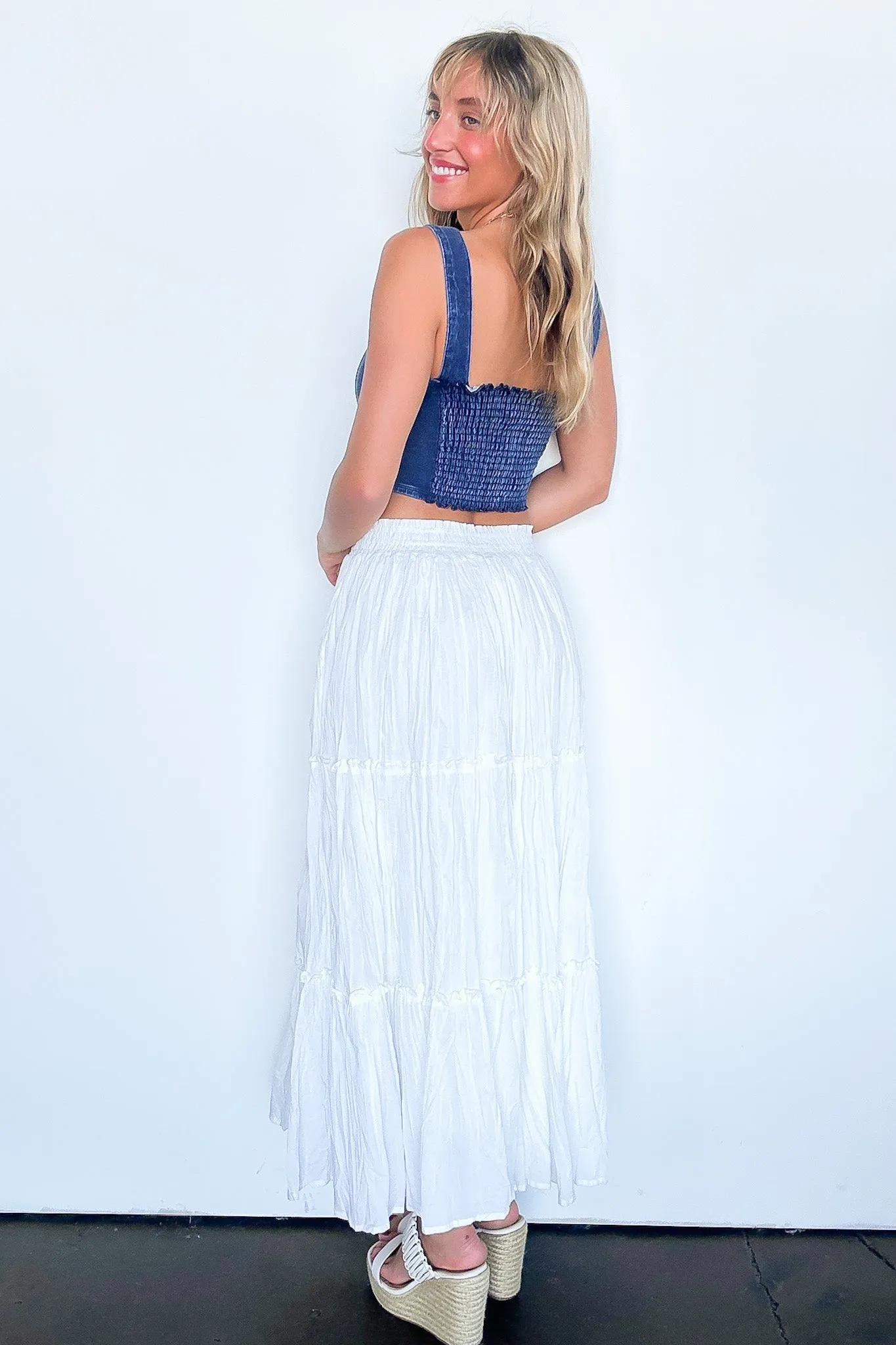 Flirtatious Crush Flowy Maxi Skirt