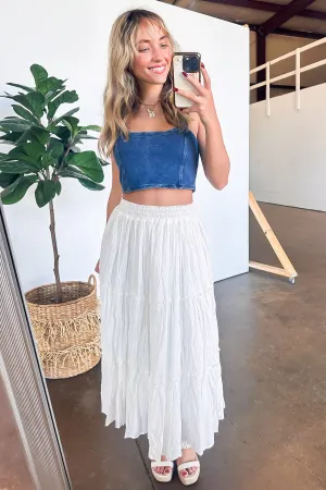 Flirtatious Crush Flowy Maxi Skirt