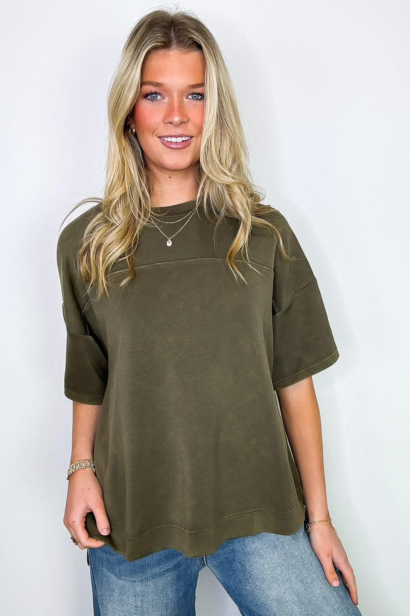 Freyah Relaxed Mineral Wash Dolman Sleeve Top - BACK IN STOCK