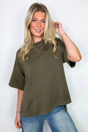 Freyah Relaxed Mineral Wash Dolman Sleeve Top - BACK IN STOCK