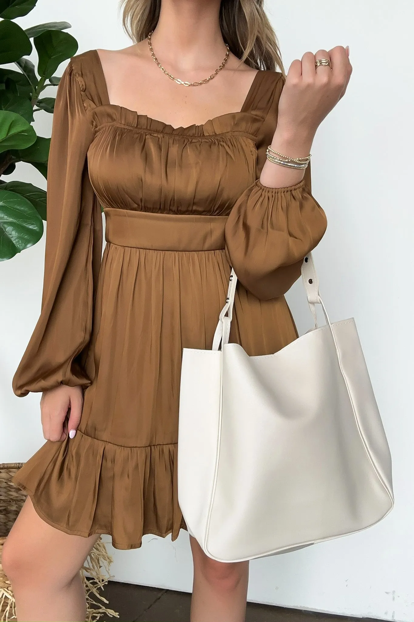 Gabriella Vegan Leather Shoulder Bag